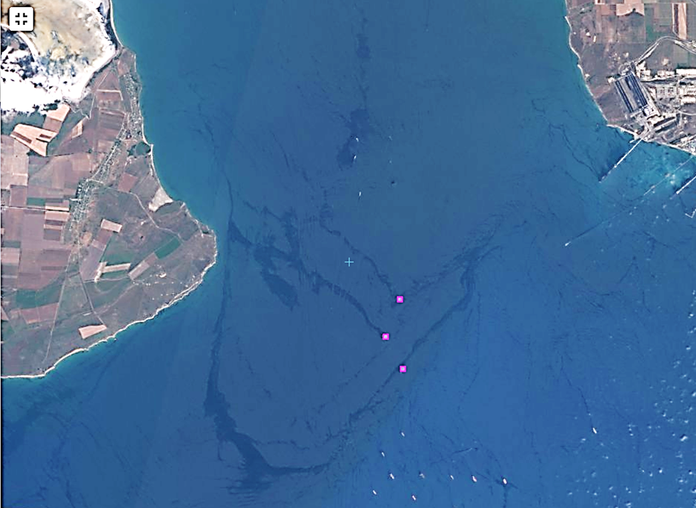Рисунок 14а. разливы на оптическом снимке Sentinel-2, 6.07.2025
